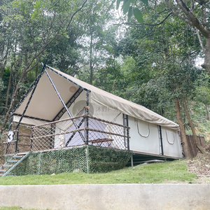 Vente chaude Tente de safari en toile PVC de style européen 5m x 7m Tente de camping en plein air Tente de luxe pour hôtel Glamping <span class=keywords><strong>à</strong></span> <span class=keywords><strong>vendre</strong></span> - Product Image 2