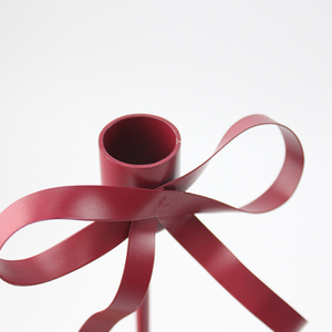 Candelabro de metal con forma de lazo TRUST, candelabros decorativos elegantes para el hogar y soporte para tarros - Product Image 4