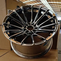 Jantes 17X9.5 Classic Full Engraved Chrome 10 trous PCD 100/114.3, procédé de moulage, pour BMW Ford
