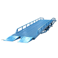 Rampe de chargement de chariot élévateur mobile de 8 tonnes, rampes de conteneur