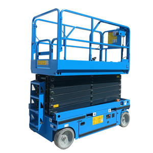 Plate-forme élévatrice à ciseaux auto-mobile Table élévatrice aérienne hydraulique mobile Capacité de charge de 500kg Nouvelle condition Construction Ferme - Product Image 4