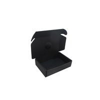 Caja de Envío de Cartón Corrugado de Fácil Apertura, Caja de Cartón para Envíos Postales, Caja de Cartón Grueso Negra para Envíos