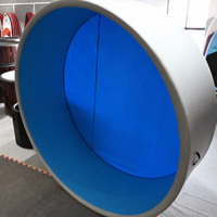 Maßgefertigter Runder Aufblasbarer Swimmingpool mit Leiter und Filter aus PVC-Material, Faltbares Design für den Heim- und Außenbereich