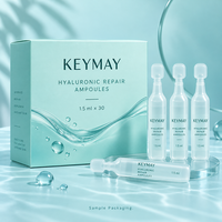 Ampoules d'acide hyaluronique, sérum pour le visage à la céramide, hydratant, apaisant, barrière cutanée, marque privée, OEM, ODM, vente en gros, fournisseur d'usine