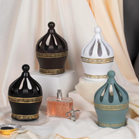 Brûleur d'encens en résine de luxe créatif au design rétro et élégant pour les festivals arabes du Moyen-Orient, origine Zhejiang