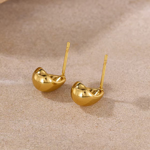 Pendientes de gota de agua de acero inoxidable para mujer, joyería de moda <span class=keywords><strong>E614</strong></span> - Product Image 4
