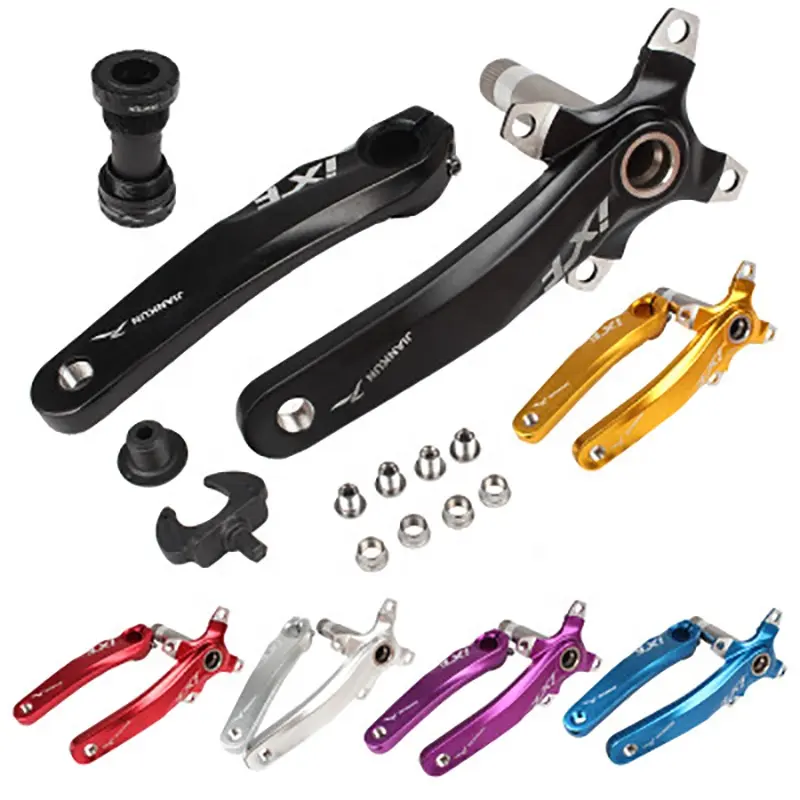 IXF Xe Đạp Leo Núi Crank Arm Set 170 Mét 104 BCD MTB / Road Xe Đạp Crankset Với Khung Dưới Cùng