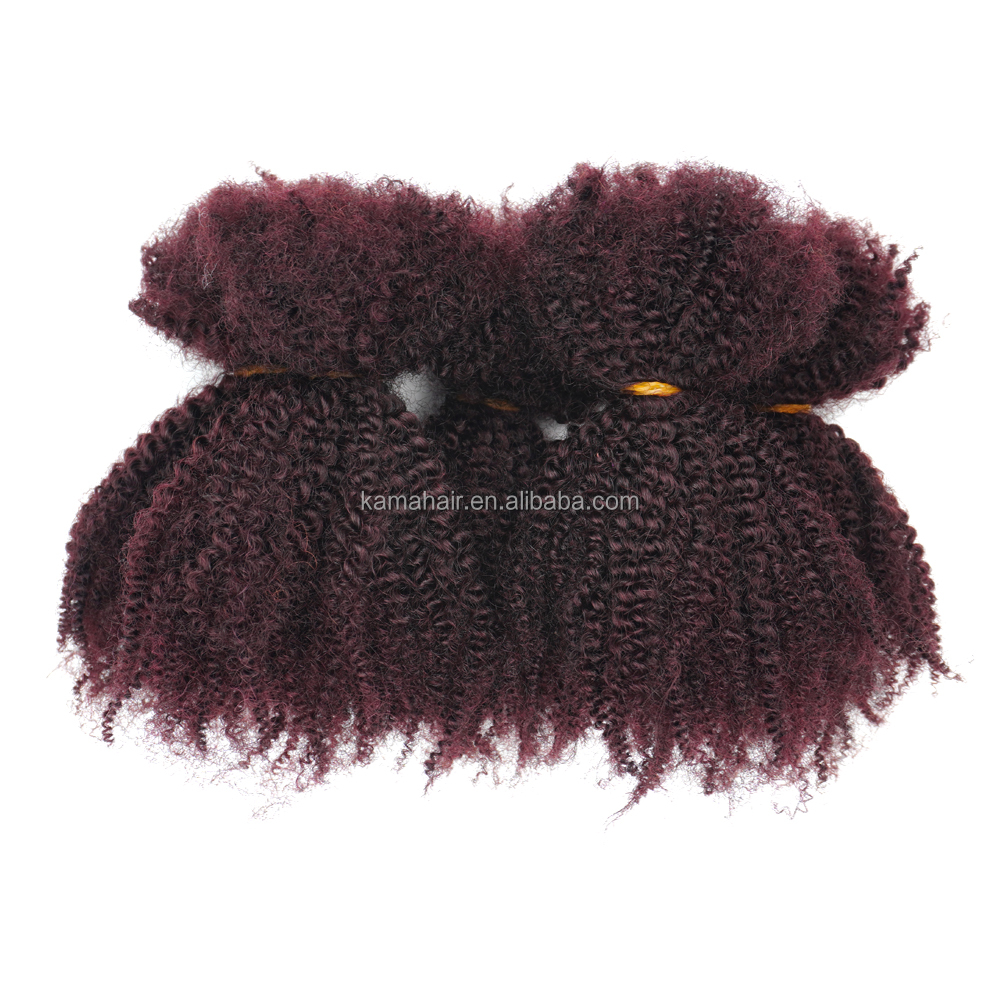 KAMA Afro Kinky Curl 4C 4B 4A Remy Brazilian Bulk Human Hair Locs Twist/Braiding Extensions Wholesale Detail Section 3