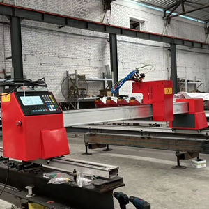 เครื่องตัดพลาสม่า CNC พร้อมระบบควบคุมความสูงอัตโนมัติ, เครื่องตัดโลหะความแม่นยำสูงขับเคลื่อนด้วยมอเตอร์สเต็ปเปอร์สำหรับเหล็กคาร์บอน - Product Image 1