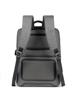 Mochila inteligente unissex com carregamento usb, bolsa leve masculina compacta feita em tecido impermeável com tecnologia à prova de furtos, ideal para estudantes de faculdade - Product Image 2