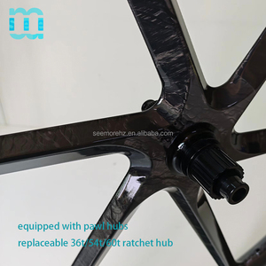 Juego de Ruedas de Carbono SeeMore para Bicicleta de Montaña, 27.5"/29", Ancho de 30/36 mm, Profundidad de 25 mm, Eje Pasante, Liberación Rápida - Product Image 3