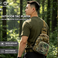 Sac à dos tactique X238 Protector Plus à coque rigide pour homme, sac de poitrine en nylon léger, sac à bandoulière pour l'extérieur