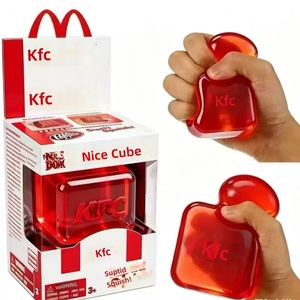Juguete Antiestrés de TPR con Forma de Cubo de Hielo, Sabor Soda de Azúcar de Malta, Extra Grande de 55 cm, de Rebote Lento, en Caja de Color - Product Image 4