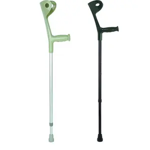 의료 편안한 조절 알루미늄 팔뚝 걷는 초경량 팔꿈치 목발 노인 지팡이