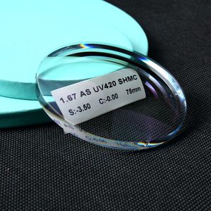 Venta caliente 1,67 Blue Cut HMC Single Vision Anti Bule Ray Uv420 Blue Cut Lens Optic - Product Image 2