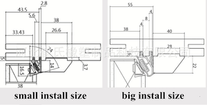 צליל בידוד 45 תואר מגנטי יניקה חותם רצועת לדלת עץ - Product Image 5