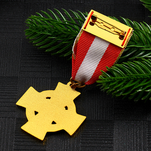 Aanpassen Zacht Email Logo Vergulde Metalen Medaille Linten Pin Borst Badge Doos Medaille Eer Fabrikanten - Product Image 5