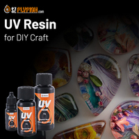 Résine époxy UV de qualité diamant, écologique, anti-jaunissement, haute brillance, résistante aux rayures, pour le travail du bois haut de gamme