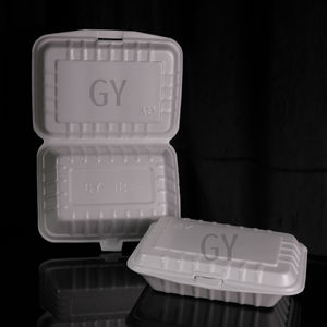 Boîtes en mousse jetables pour la livraison de nourriture Emballage alimentaire en mousse imprimé personnalisé Récipients alimentaires en mousse jetables - Product Image 1