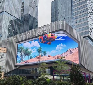 Nhà máy tùy chỉnh 3D góc màn hình Led Ngoài Trời cong LED hiển thị P10 P8 P6 P5 bức tường video không thấm nước biển quảng cáo cho quảng cáo - Product Image 1