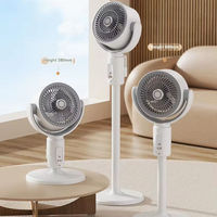 Ventilateur sur pied puissant pour usine, avec installation sur site recommandée, idéal pour le refroidissement des sols