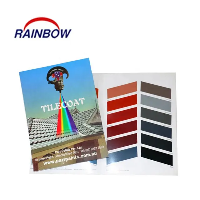 Brochura de impressão para o catálogo decorativo do gráfico de cores