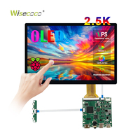 Écran d'affichage IPS Amoled Wisecoco 10,5 pouces 2,5K 2560x1600, module de panneau OLED tactile I2C pour Raspberry Pi, ordinateurs portables, tablettes