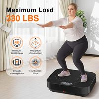 Nouvelle Machine d'exercice de plaque vibrante de forme physique améliorée 8 Modes forme Shaker d'entraînement corporel 330 Lbs capacité Vertical usage domestique