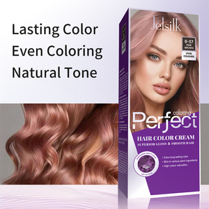 Jelsilk Crema Colorante Professionale per Capelli alla Cheratina <span class=keywords><strong>Senza</strong></span> <span class=keywords><strong>Ammoniaca</strong></span>, Tinta Permanente Delicata alle Erbe 200ml, Lisciante Idratante per Capelli Grigi - Product Image 4