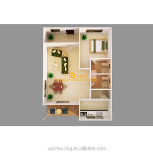 2025 nuovo materiale UPS <span class=keywords><strong>architettura</strong></span> Design prefabbricato case residenziali caratteristiche impermeabili per edifici per uffici palestra bagno - Product Image 5