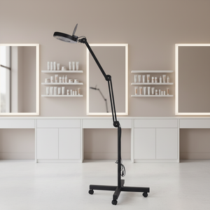 <span class=keywords><strong>Loupe</strong></span> sur <span class=keywords><strong>pied</strong></span> LED 5X 8X 10X pour visage et corps, outil de salon d'esthétique pour soins de la peau et extensions de cils, prise US - Product Image 2