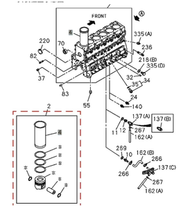 ISUZU 4DB1/6DB1 için ISUZU motoru parça BVP 1876182210 1876182220 1876182240 SİLİNDİR GÖMLEĞİ SET - Product Image 4