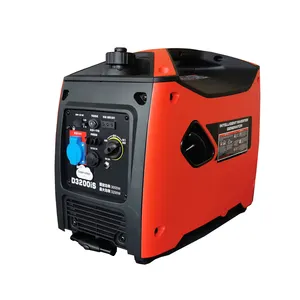 Silent portable 3000W gasoline inverter generator for family 120V 230V electric power