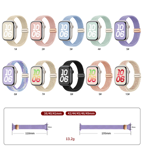 Correas Magnéticas Decorativas Premium, Elegantes y Modernas para <span class=keywords><strong>Apple</strong></span> Watch Serie 10 de 46mm, Diseño Deportivo - Product Image 2