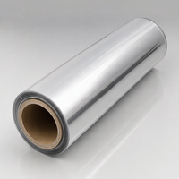 Rouleau de film rétractable en PVC de 25 à 50 microns, qualité alimentaire, taux de rétraction supérieur, film rétractable transparent pour l'emballage de bouteilles et de boîtes