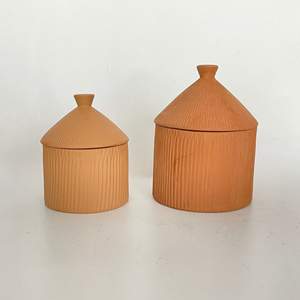 Pot de bougie vide <span class=keywords><strong>en</strong></span> forme de maison de chalet <span class=keywords><strong>en</strong></span> <span class=keywords><strong>terre</strong></span> <span class=keywords><strong>cuite</strong></span> bon marché - Product Image 3