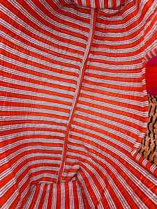 Sac fourre-tout matelassé en coton, motifs uniques imprimés au bloc, sac à bandoulière pour voyage et shopping - Product Image 3