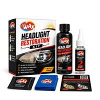 Agente de Reparación y Restauración de Faros de Automóviles de Grado Profesional, Certificado MSDS, Elimina Manchas y Arañazos Menores, Brillo y Claridad