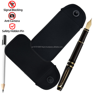 กระเป๋าใส่โทรศัพท์แบบแม่เหล็กปิดได้ ป้องกัน RFID ป้องกันกล้อง ซ่อนช่องใส่ของ  สำหรับนักเรียน  รองรับหลายยี่ห้อ  พร้อมโลโก้สั่งทำได้ - Product Image 4