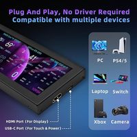 Nouvel écran tactile de 8,8 pouces, résolution 1920x480, couleur noire, panneau IPS, mini-écran USB pour Raspberry Pi, utilisation professionnelle