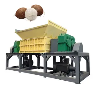 더블 샤프트 목재 분쇄기 코코넛 껍질 분쇄기 기계