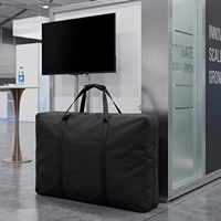 Sac de transport pour présentoir de salon professionnel, sac de rangement de voyage extra large et robuste en Oxford 600D pour l'expédition de présentoirs de salon professionnel