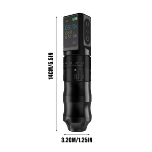 ชุดเครื่องสักไร้สายแบบปรับระดับได้ พร้อมตลับหมึก 10 ชิ้น และกระเป๋า - Product Image 5