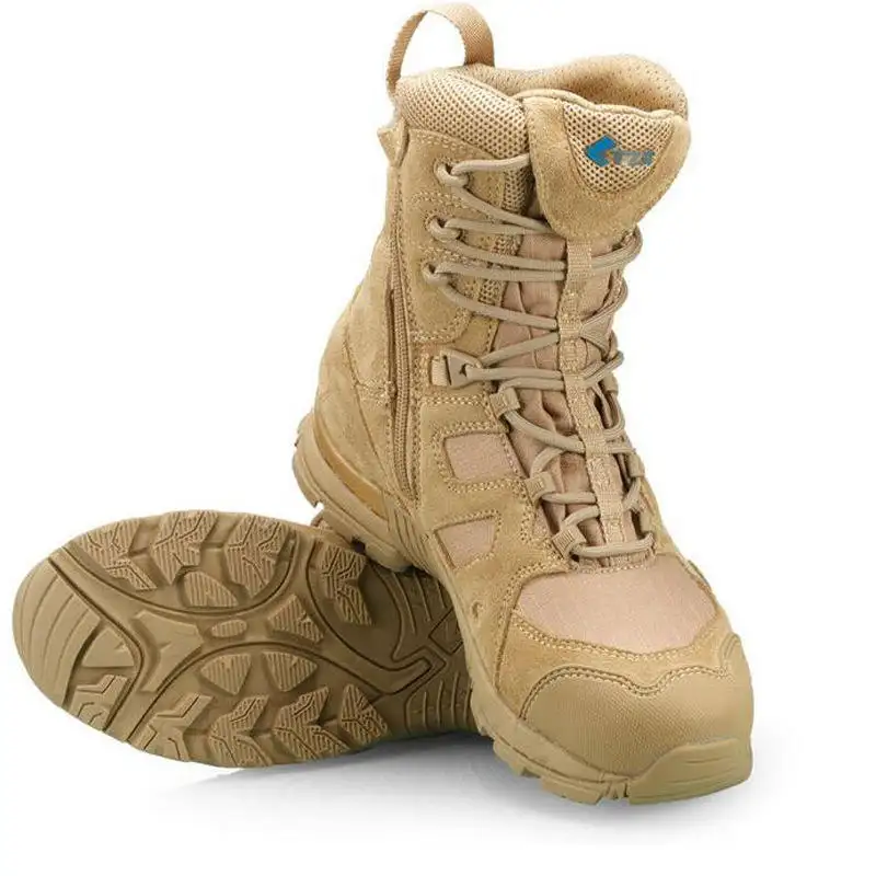 Mountaineering shoes tactical boots men women high-top non-slip breathable wear-resistant mountain desert combat