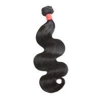 Натуральные бразильские волосы Human Wave Bundles Body Wave Remy Virgin, 100% необработанные, натуральный цвет, 8-34 дюйма, машинная двойная вязка, без примесей