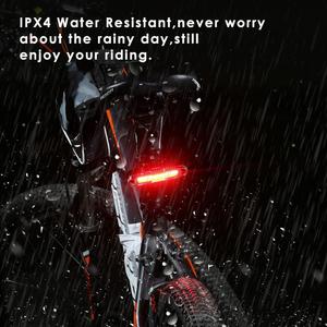 Luz trasera LED recargable por USB para Scooter MTB bicicleta luces delanteras LED piezas de repuesto de aluminio impermeables montaje en manillar - Product Image 4