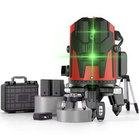 Prodotti di vendita caldi per interni ed esterni rotazione automatica di 360 gradi per il livellamento verticale orizzontale 5 linee livello Laser