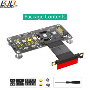 Fabriek Groothandel Pci-e 3.0 4x Pcie X4 Naar Ngff <span class=keywords><strong>M</strong></span>.2 Sleutel-<span class=keywords><strong>M</strong></span> Sleutel B + <span class=keywords><strong>M</strong></span> 2280 M2 Nvme Ssd Adapter Kabel 10Cm Koelventilator - Product Image 6