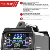 Machine à souder à l'arc IGBT 3-en-1 personnalisée AC/DC 200A TIG Pulse Plasma Cutter Portable 220V Nouvelle