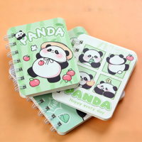 Carnet à spirale mignon pour fille, format B5, couverture en PP de haute qualité, portable, 80 feuilles, cadeau pour étudiant, journal de poche